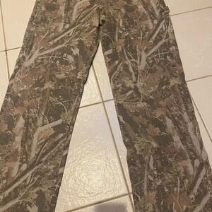 Abercrombie & Fitch Brown and Green Cargo Pants
